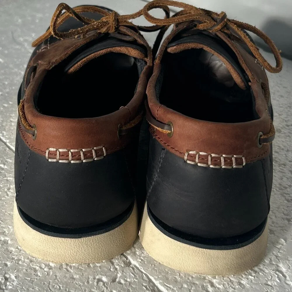 Clarks SZ10 Mens Deck Boat Shoe Leather Wardrobe Staple Preppy Academia Old $